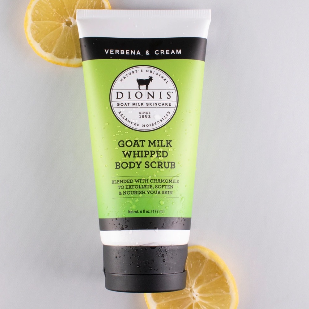 DIONIS Verbena & Cream Whipped Goat Milk Body Scrub 5oz Sealed NIP